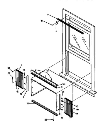 Window mounting parts