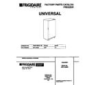 Universal/Multiflex (Frigidaire) MFU12M2BW2 cover diagram