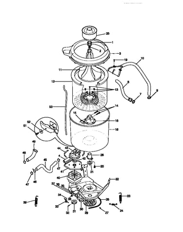 Motor/tub