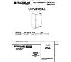 Universal/Multiflex (Frigidaire) MFU12M0BW2 cover diagram