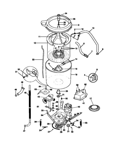Motor/tub