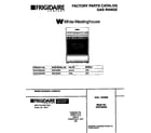 White-Westinghouse WGF325BAWB cover diagram