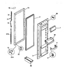 Refrigerator door