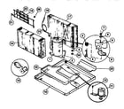 White-Westinghouse WAH09EP2T2 compressor parts diagram