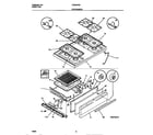 Tappan CR302VP2D03 top/drawer diagram