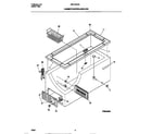 Universal/Multiflex (Frigidaire) MFC20M4BW5 cabinet/control/shelves diagram