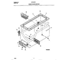 Universal/Multiflex (Frigidaire) MFC23M4BW5 cabinet/control/shelves diagram