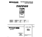 Tappan TEB794BBBB cover diagram