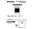 Tappan TEF324CCSA cover diagram