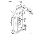 Universal/Multiflex (Frigidaire) MRT15DNCW1 cabinet diagram