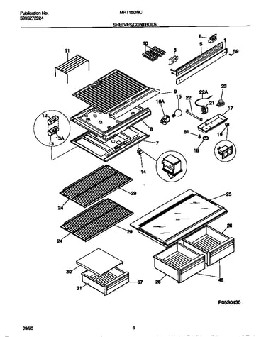Shelves/controls