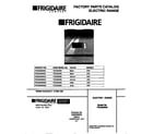Frigidaire FES300WAWC cover diagram