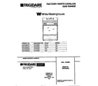 White-Westinghouse WGF355BAWD cover diagram