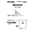 Frigidaire FWS235RBS1 cover diagram