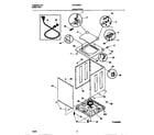 Frigidaire F21C235CS1 cabinet/top diagram