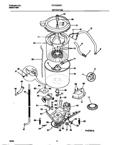 Motor/tub