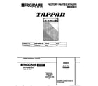 Tappan TWX645RBW3 cover diagram
