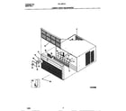 Frigidaire FAL126Y1A1 cabinet front and wrapper diagram