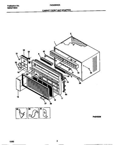Cabinet front and wrapper