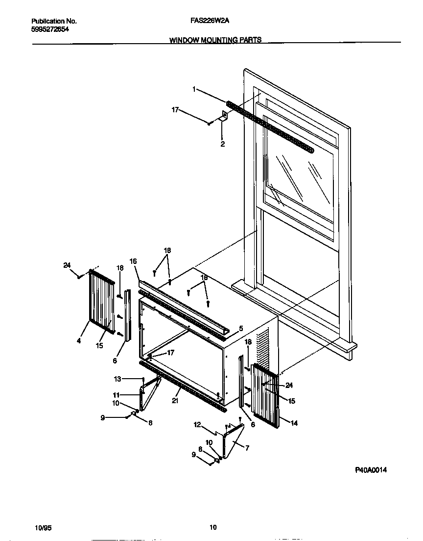 WINDOW MOUNTING PARTS