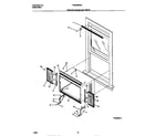 Frigidaire FAS226W2A2 window mounting parts diagram