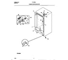 Tappan TFU12M0AW4 cabinet/control/shelves diagram