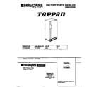 Tappan TFU12M4AW4 cover diagram