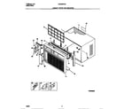 Gibson GAS228Y2A1 cabinet front and wrapper diagram