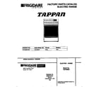 Tappan TEF356SCWA cover diagram