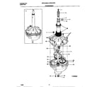 Universal/Multiflex (Frigidaire) MWX445MBD2 transmission diagram