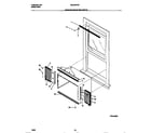 White-Westinghouse WAC067W7A5 window mounting parts diagram