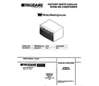 White-Westinghouse WAC083W7A5 cover diagram
