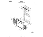 White-Westinghouse WAC083W7A5 window mounting parts diagram