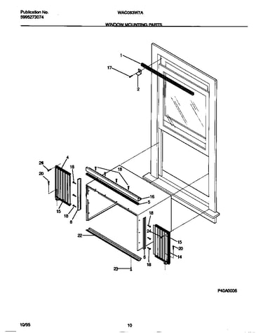 Window mounting parts
