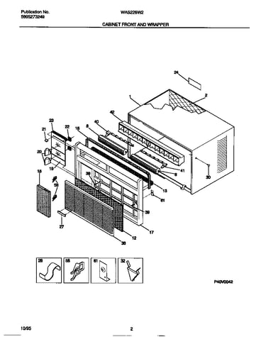 Cabinet front and wrapper