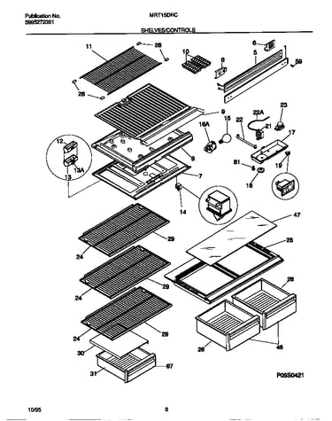 Shelves/controls