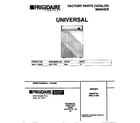 Universal/Multiflex (Frigidaire) MWL111RBW2 cover diagram