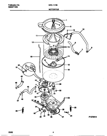 Motor/tub