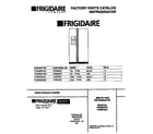 Frigidaire F45WP26CW2 cover diagram