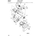 Frigidaire FRS26WPCD2 ice container, drive diagram