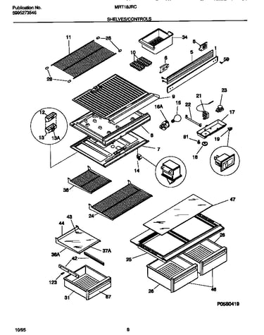 Shelves/controls