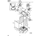 Frigidaire F21C645CS2 cabinet/top diagram
