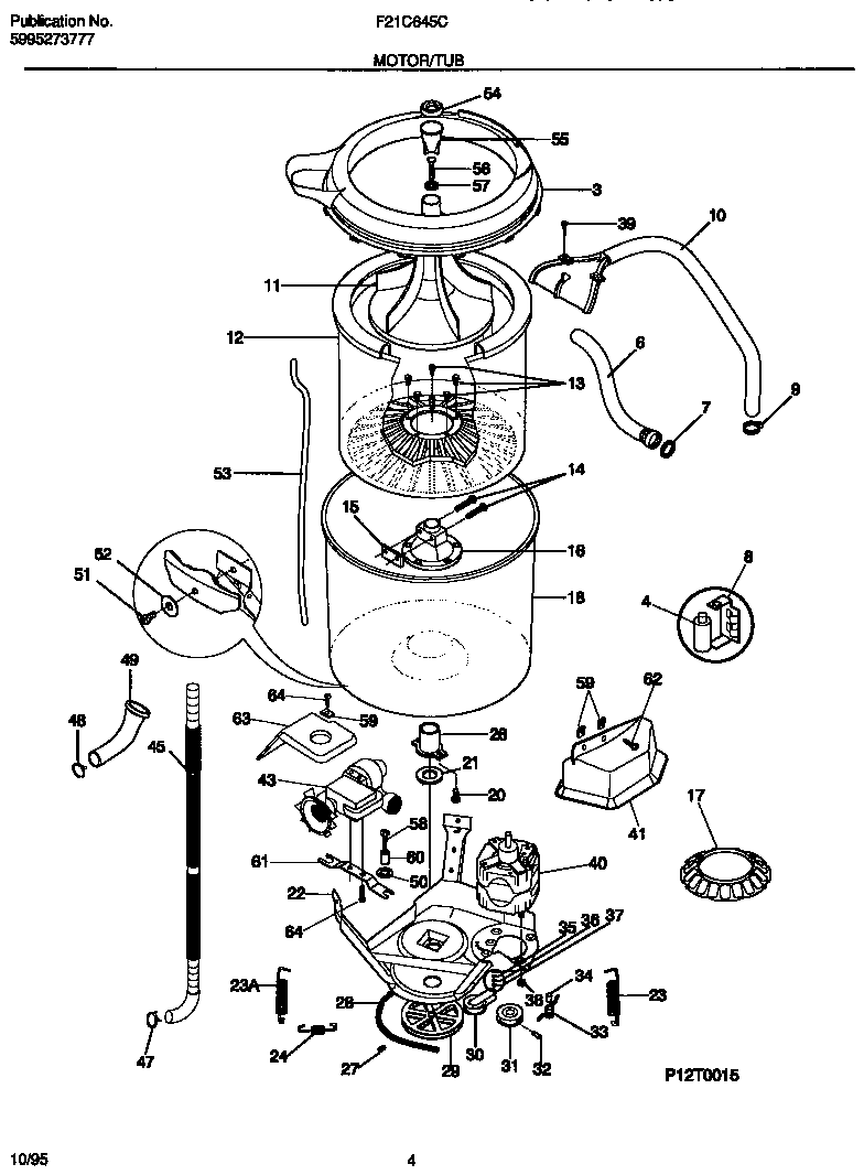 Motor/tub