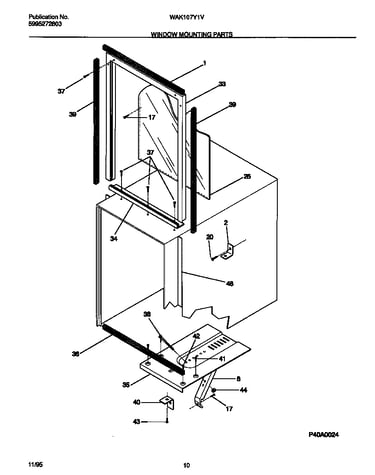 Window mounting parts