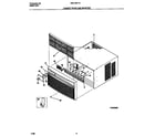 White-Westinghouse WAL126Y1A1 cabinet front and wrapper diagram