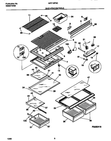 Shelves/controls