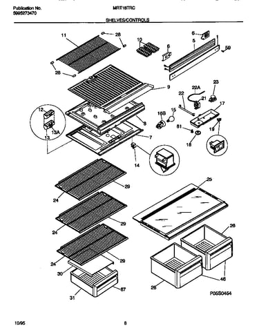 Shelves/controls