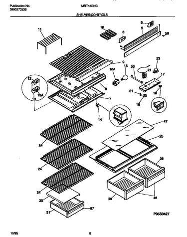 Shelves/controls