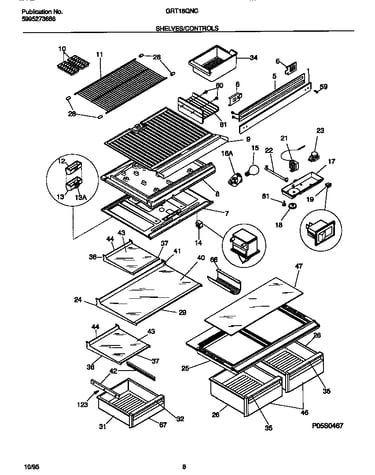 Shelves/controls