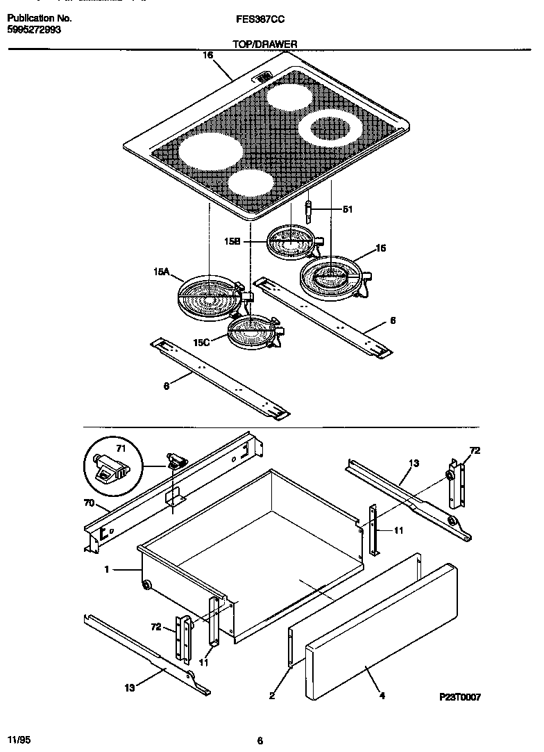 Top/drawer